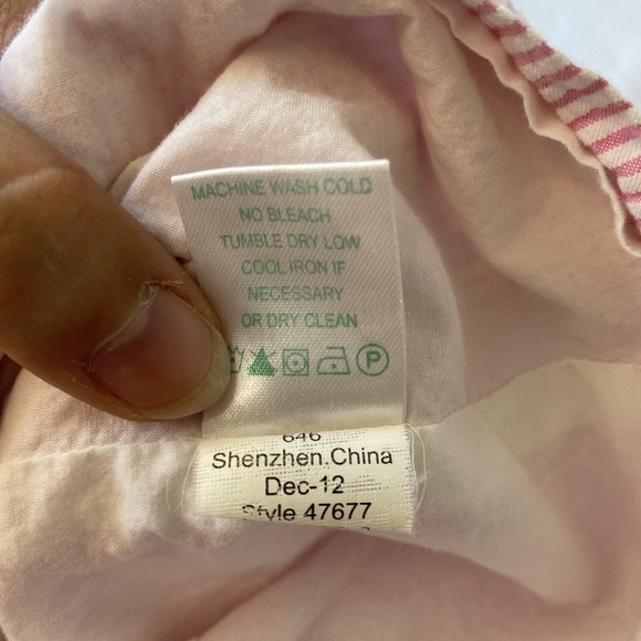 Lilly Pulitzer Vivienne Ruffle One Shoulder Dress Pink And Whir Seersucker Sz 4 - Picture 8 of 13